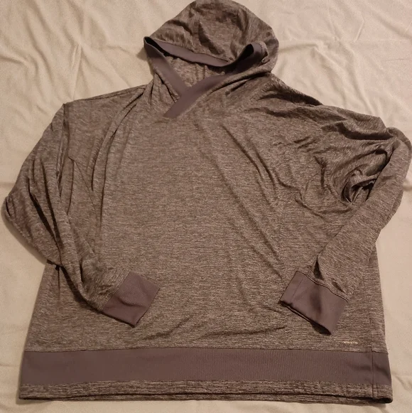Mondetta Performance Luxury Hooded Pullover Womens Size XL Purple Grey - Picture 1 of 8